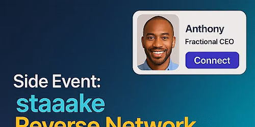 staaake Reverse Network Closing Power Walk at London AI\/Tech Conference