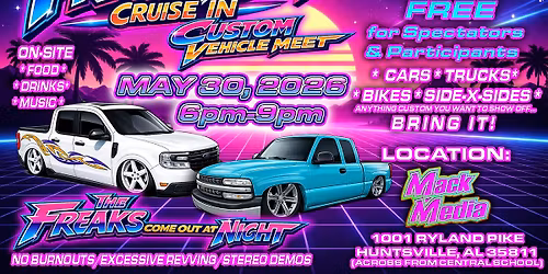 Freak Fest Cruise In - May 2026