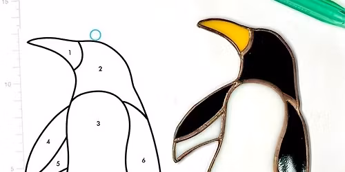 Stained Glass Workshop: Penguins! $80
