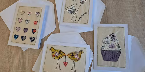 Free Motion Embroidery - Card Making