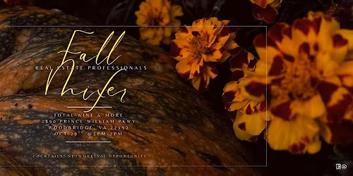 Fall Mixer for Real Estate Professionals