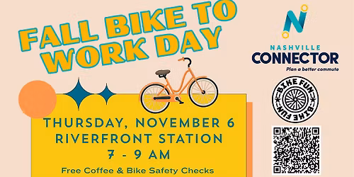 Fall Bike to Work Day with NashConnector and Bike Fun