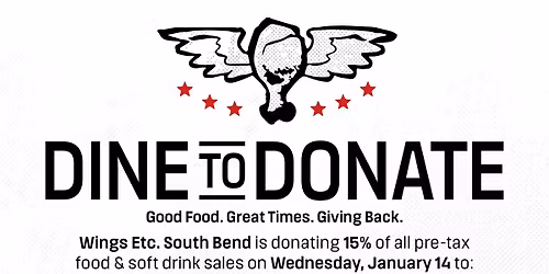 Wings Etc. PCSJV Dine to Donate