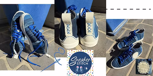 Create your own style Boro & Sashiko inspired textile sneakers