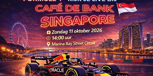 GP Singapore kijk je bij Caf\u00e9 de Bank