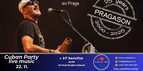 25 let se skupinou Pragas\u00f3n - Latino Party\/tan\u010d\u00edrna