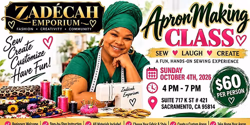 Sew, Laugh, & Create: Make Your Own Apron
