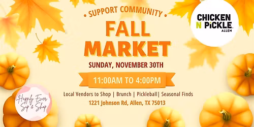 Allen Fall Vendor Market