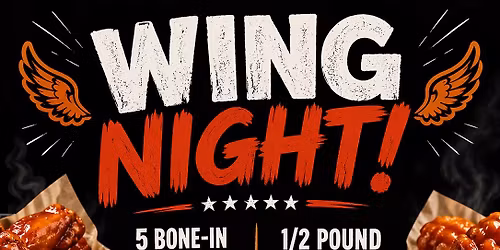 Friday Night Wing Night! With Brats and Dogs