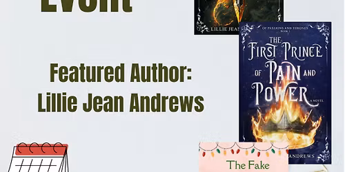 Date Change! Local Author Lillie Jean Andrews!