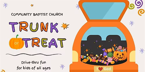 Drive-Thru Trunk or Treat