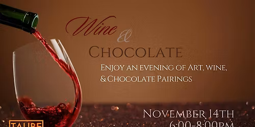 An Evening of Art, Chocolate, & Wine Pairings