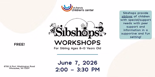 SibShops: For children that have a sibling with a special\/support need