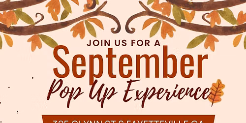 The Pop Up Experience @ (RE) EMBELLISHED & COMPANY 