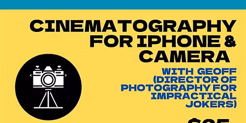 CINEMATOGRAPHY FOR IPHONE & MIRRORLESS CAMERA W\/ GEOFF
