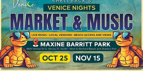 Reggae Nights - Sunset on the Gulf | Venice Nights Market & Music