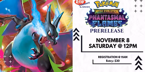 Pokemon Phantasmal Flames Prerelease