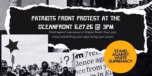 Patriots Front Protest at The Virginia Beach Oceanfront 