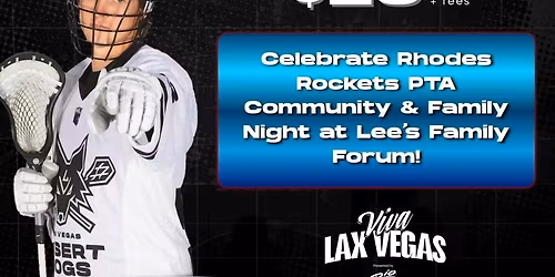 Rhodes Rockets PTA Night w\/ the Las Vegas Desert Dogs