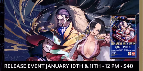One Piece OP-14 Release Event: The Azure Sea's Seven