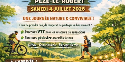 Rando VTT et p\u00e9destre avec barbecue 