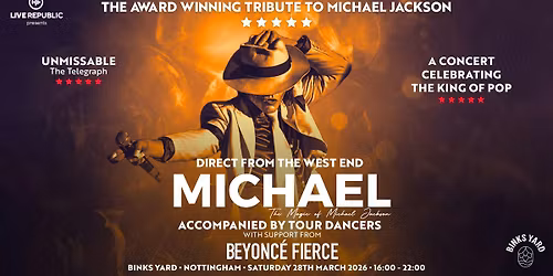 MICHAEL | The Magic of Michael Jackson at Binks Yard