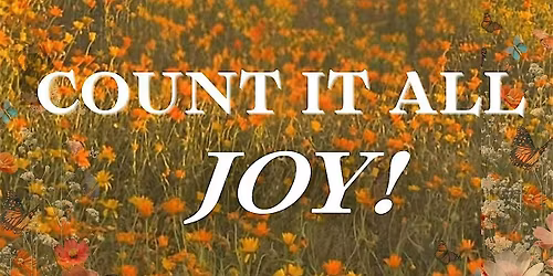 Count It all, Joy!