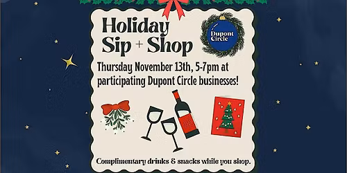 Dupont Circle Holiday Sip and Shop