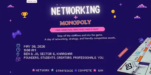 networking mixer + monopoly