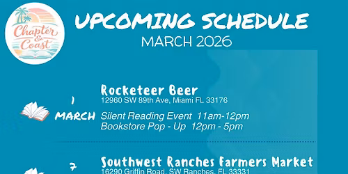 Chapter & Coast Mobile Bookstore Pop-up @ Magie Wine Bar