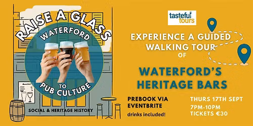 Raise a Glass - to Pub Culture! (Sept Tour)