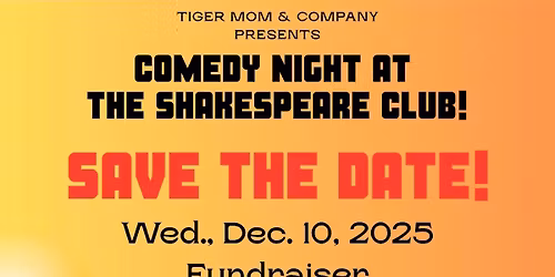 Standup Comedy Night Fundraiser