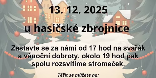 Rozsvěcování vánočního stromečku