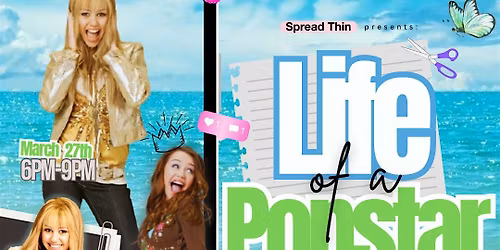 Life of a Pop Star: Junk Journal Night