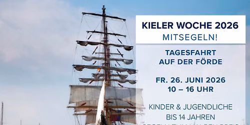 Kieler Woche: Tagesfahrt auf der F\u00f6rde