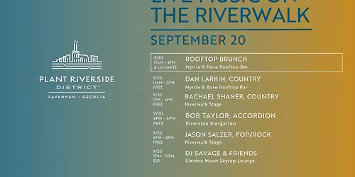 LIVE MUSIC ON THE RIVERWALK 9.20