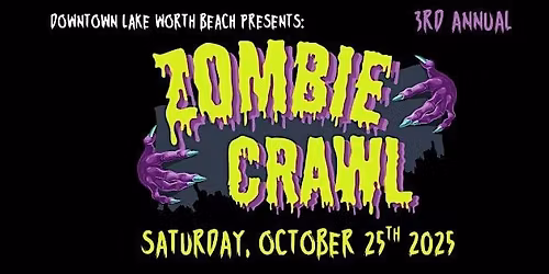 2025 Zombie Crawl: Lake Worth Beach Halloween Bar Crawl