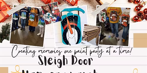 Wine down Wednesday paint and sip in E-town - Sleigh Ride