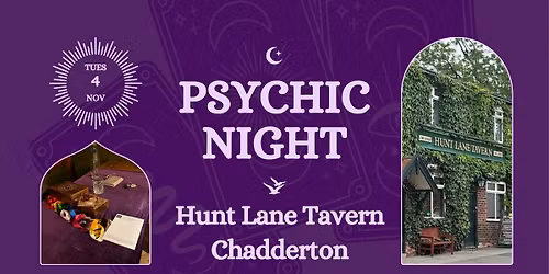 121 Psychic Readings at Hunt Lane Tavern Chadderton