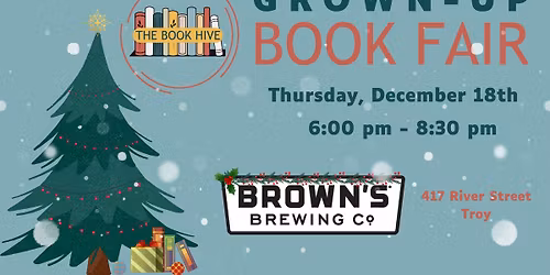 Grown-Up Book Fair at Brown's Brewing Company