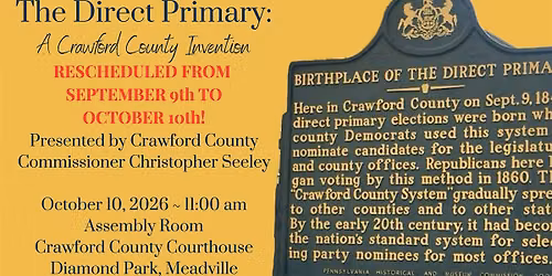 A250 - The Direct Primary - A Crawford County Invention