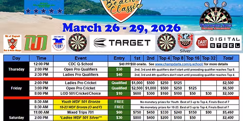 39th Virginia Beach Dart Classic