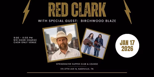 Red Clark & Birchwood Blaze at Springwater Supper Club