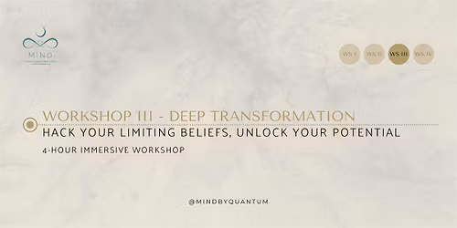 [MINDCODE] HACK YOUR LIMITING BELIEFS UNLOCK YOUR POTENTIAL | NOVEMBER 2025