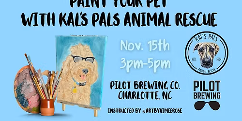 Paint Your Pet With Kal\u2019s Pals Animal Rescue