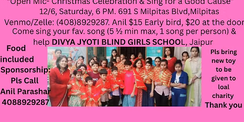 Open Mic- Christmas Celebration & Sing for a Good Cause