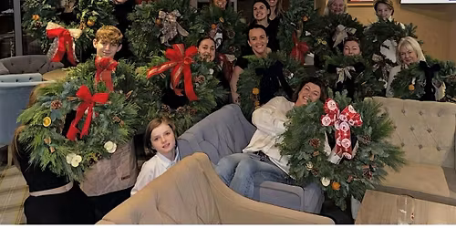 Christmas wreath workshop