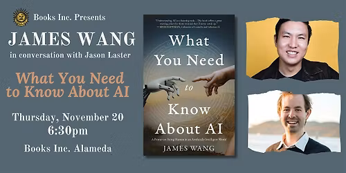 JAMES WANG at Books Inc Alameda