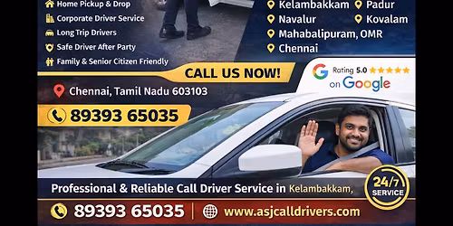 Asj call driver service trust & reliable ( anytime , anywhere )