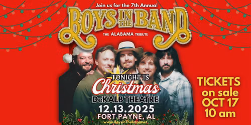 Tonight is Christmas - 7th Annual Alabama Tribute Show